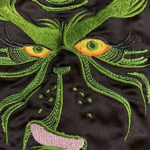 Grinch Satin style pajamas Size L